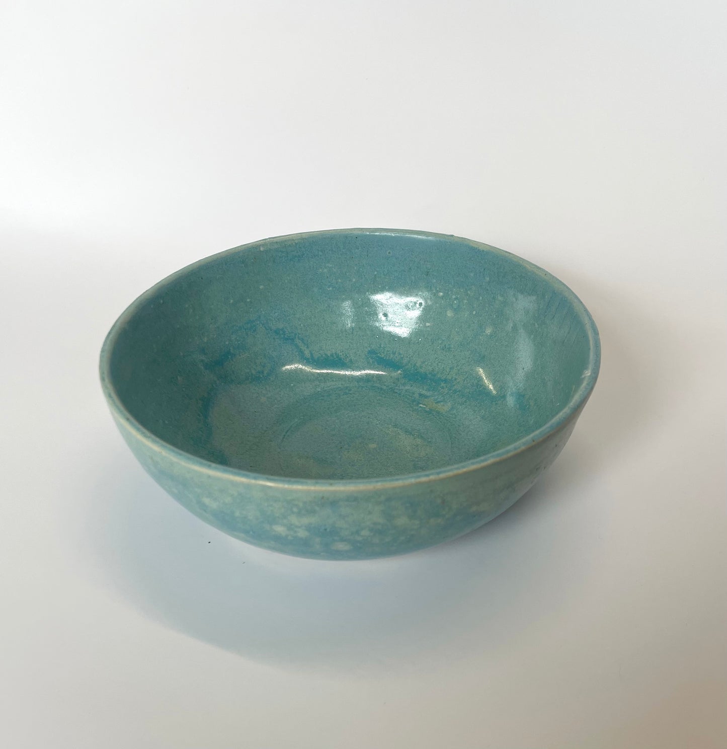 Blue pasta bowl