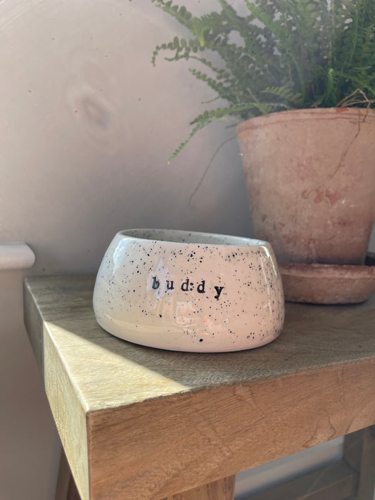 Personalised pet bowl