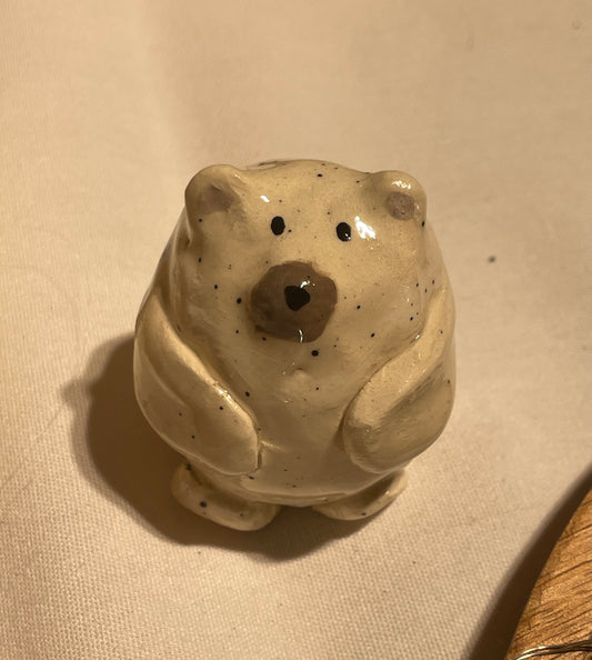 Ceramic polar bear