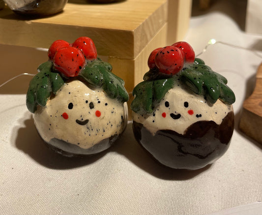 Ceramic Christmas pudding