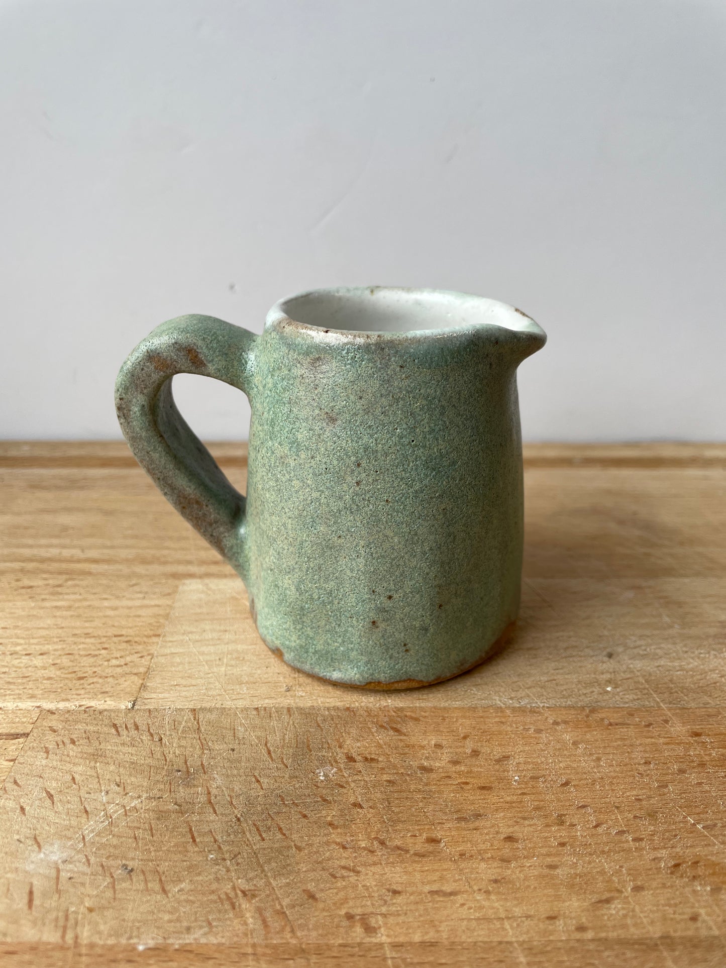 Green milk jug