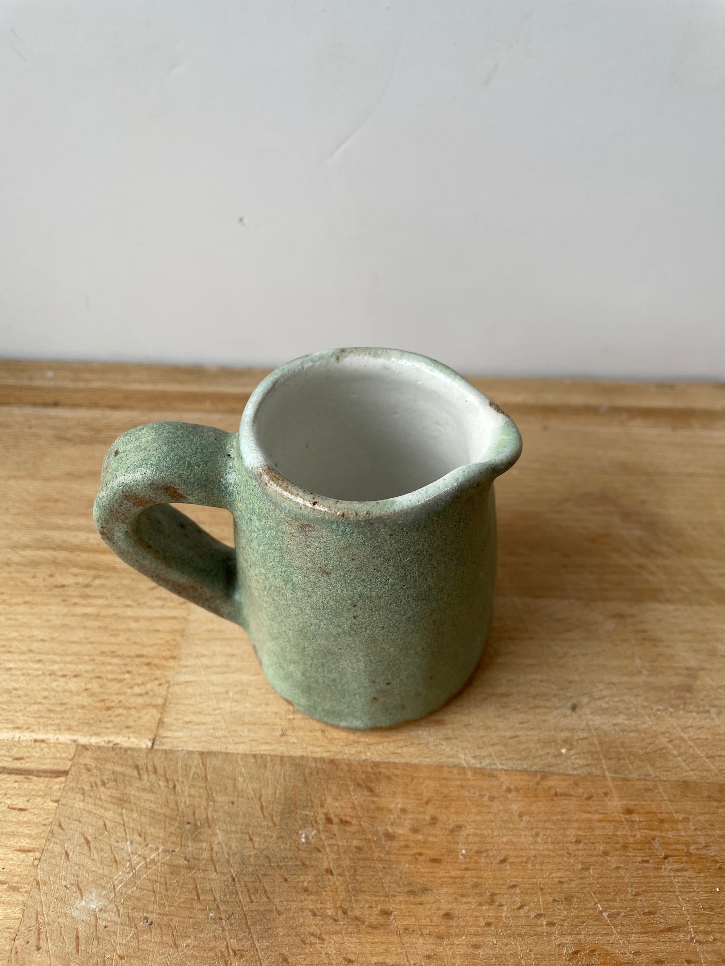 Green milk jug